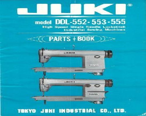 Juki parts manual ddl 8700